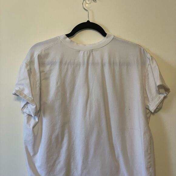 Altar’d State M oversized white short sleeve t-shirt hippie LOVE spellout casual - Picture 6 of 7
